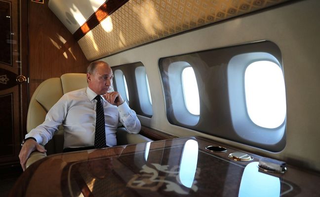 Спецборт Путина приземлился на авиабазе Элмендорф-Ричардсон на Аляске