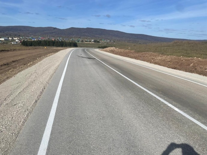 В Башкирии отремонтировали участок дороги Стерлитамак-Белорецк-Магнитогорск