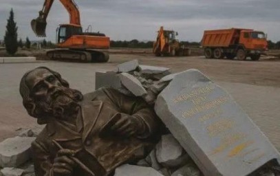 В азербайджанском Ханкенди демонтирован памятник Ивану Айвазовскому