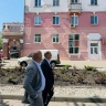 Улица Ленина в Курске проходит очистку и готовится к благоустройству