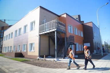 В Туле нет очередей в детские сады: Илья Беспалов проверил ход строительства детсада