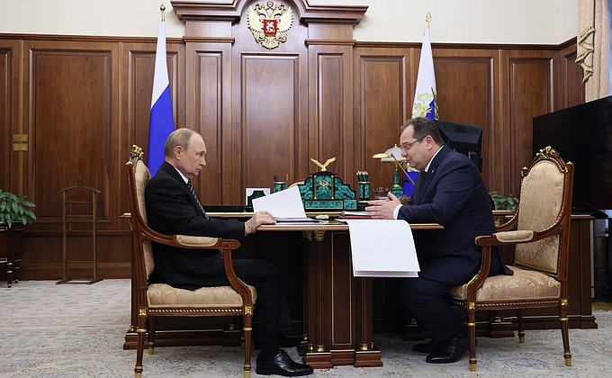 Встреча с врио главы Республики Коми Ростиславом Гольдштейном