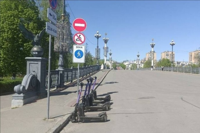 Движение на средствах индивидуальной мобильности запретили в центре Орла