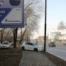 В Благовещенске автомобилист повредил опору освещения