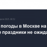 Жаркой погоды в Москве на майские праздники не ожидается
