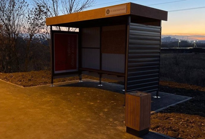 Новые остановочные павильоны появились на улице Новосёлов в Пензе