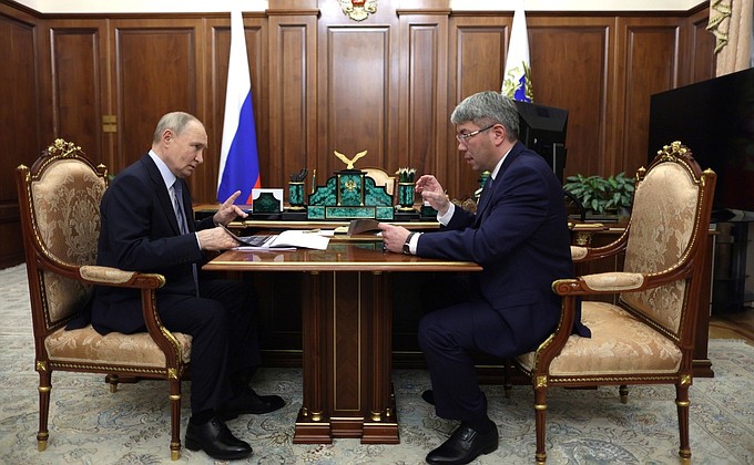 Встреча с главой Бурятии Алексеем Цыденовым