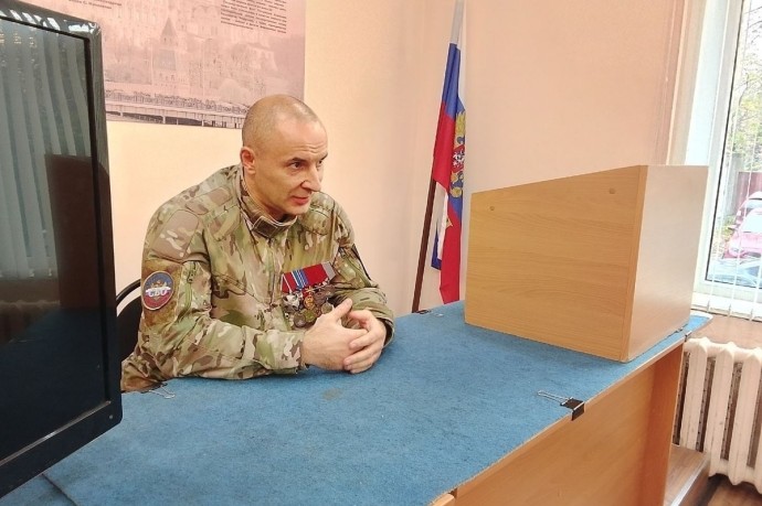 Участник СВО провёл урок патриотизма на Посту №1 в Курске