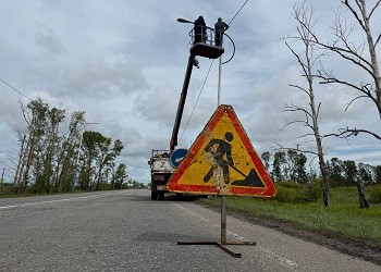 В Белогорске восстанавливают 2,6 километра электросетей