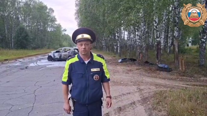 В Рыбинске «Рено» врезался в дерево и загорелся: погиб человек В Рыбинске «Рено» врезался в дерево и загорелся: погиб человек