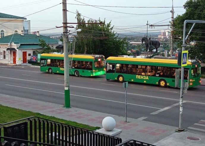 В Пензе начали восстанавливать работу общественного транспорта