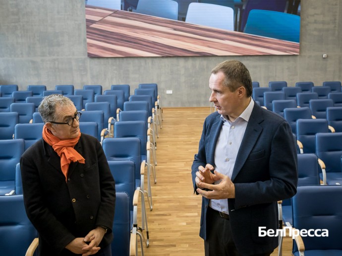 Вячеслав Гладков встретился с ректором ГИТИСа Григорием Заславским