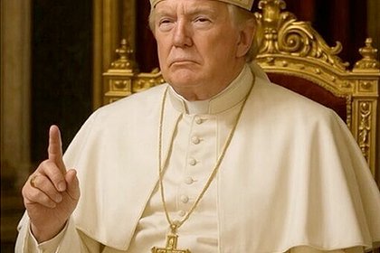Трамп открестился от своего изображения в образе Папы Римского