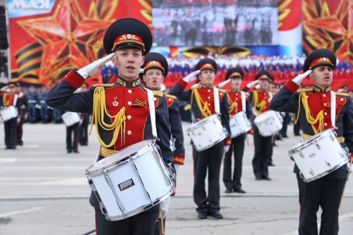 Состоялась первая репетиция Парада Победы