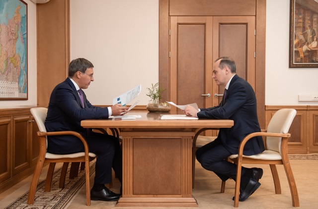 Артем Здунов встретился с Министром науки и высшего образования РФ Валерием Фальковым