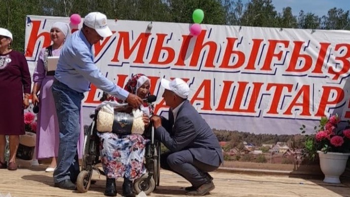 В празднике односельчан приняла участие 102-летняя жительница Башкирии
