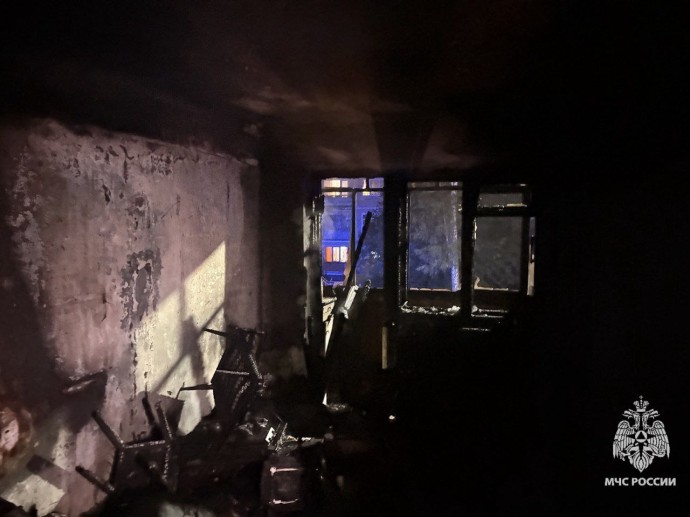 Пожар на проспекте Ленина: есть погибший