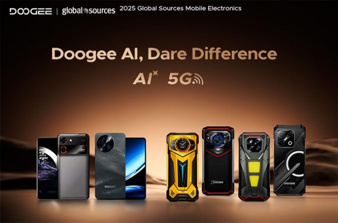 Компания DOOGEE на выставке Global Sources Mobile Electronics 2025 в Гонконге продемонстрирует защищённые телефоны и смартфоны с поддержкой 5G