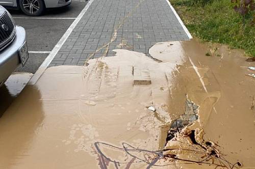 В Благовещенске устранят последствия разлива бетонита В Благовещенске устранят последствия разлива бетонита