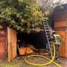 В Туле в гаражном кооперативе загорелось одно из строений