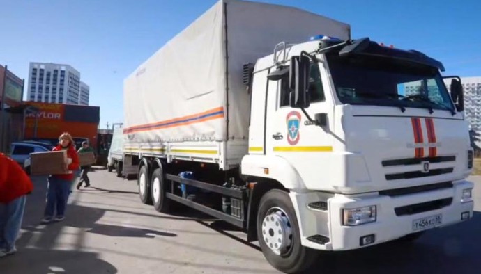 Из Пензы в Белгород отправили гуманитарный груз