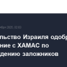 Правительство Израиля одобрило соглашение с ХАМАС по освобождению заложников