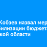 Игорь Кобзев назвал меры по стабилизации бюджета Иркутской области