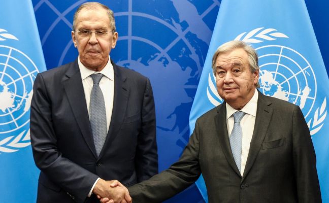 Лавров провел встречу с генсеком ООН