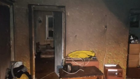 В Сланцах спасли четверых человек из горящего дома
