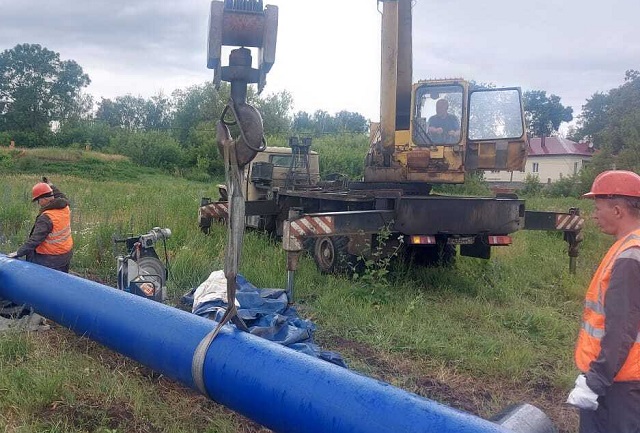 В Саранске меняют участок водовода на ул. Ботевградской