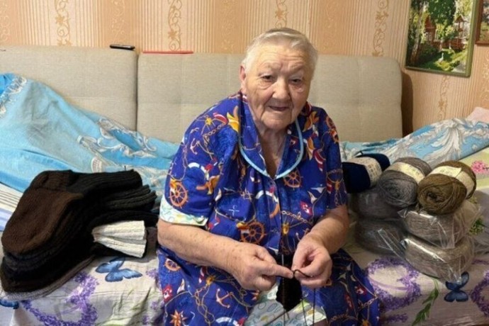 В калужском Вознесенье поздравили 86-летнего волонтёра