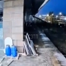 Петербуржцам показали видео обрушения на Ладожском вокзале