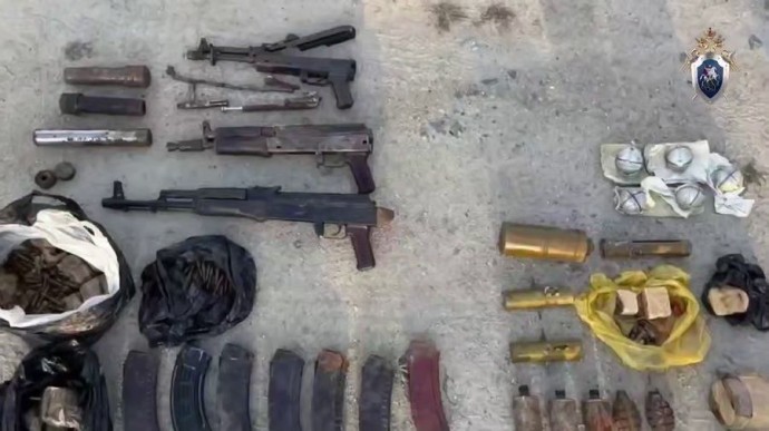 Приморские полицейские обнаружили схрон с оружием и боеприпасами