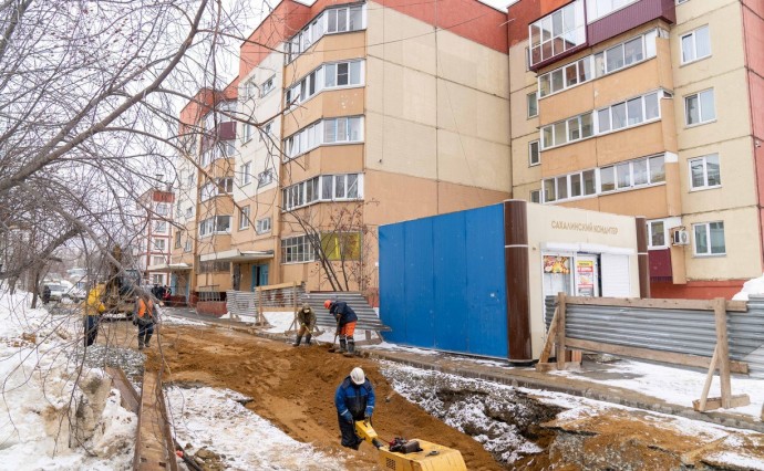 Проблему с подтоплением подвалов домов на проспекте Мира решили в Южно-Сахалинске