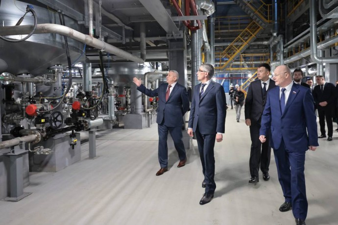 В Новомосковске запущена вторая очередь производства высокомолекулярных полимеров В Новомосковске запущена вторая очередь производства высокомолекулярных полимеров