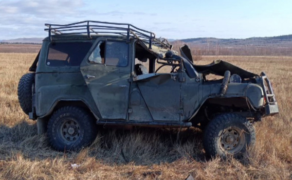 В Забайкалье погиб водитель перевернувшегося УАЗа