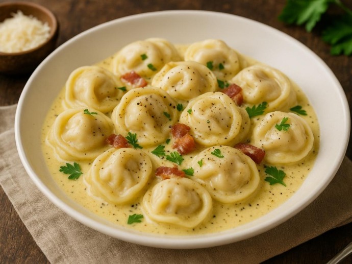 Пельмени, которые вы ещё не пробовали: неожиданный соус делает их шедевром Пельмени, которые вы ещё не пробовали: неожиданный соус делает их шедевром