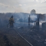 В Городищенском районе Пензенской области потушили крупный пожар