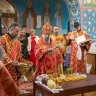 Митрополит Зиновий совершил праздничную Божественную Литургию и чин освящения меда в Макаровской обители