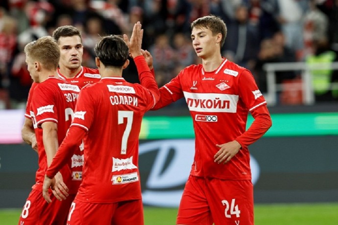 Дебютные голы Массалыги и Дмитриева вывели "Спартак" на первое место в группе Кубка России Дебютные голы Массалыги и Дмитриева вывели "Спартак" на первое место в группе Кубка России