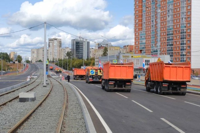 В Перми открыли для движения новый участок улицы Крисанова