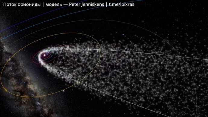 Ночь падающих звёзд: метеорный поток Ориониды можно будет увидеть уже завтра