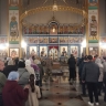 Христос воскресе: в храме Рождества Пресвятой Богородицы началась Пасхальная служба