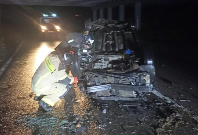 Жесткое ДТП на трассе в Пензенской области: машина вылетела с дорожной развязки. ФОТО Жесткое ДТП на трассе в Пензенской области: машина вылетела с дорожной развязки. ФОТО