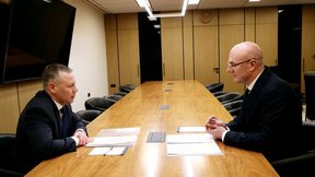 Дмитрий Чернышенко провёл рабочую встречу с губернатором Ярославской области Михаилом Евраевым