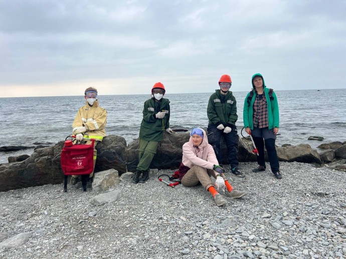 Астраханские добровольцы провели тренинг для анапских волонтёров по тушению природных пожаров Астраханские добровольцы провели тренинг для анапских волонтёров по тушению природных пожаров