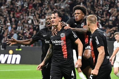 Все матчи с участием "Айнтрахта" в Лиге чемпионов заканчиваются со счётом 5:1