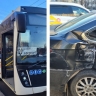 В воронежском автобусе во время ДТП разбился пассажир в автобусе