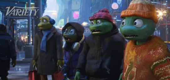 Отрывок из рождественской короткометражки по «Черепашкам-ниндзя»