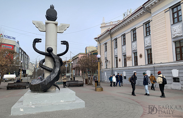 Местами по Бурятии небольшой снег